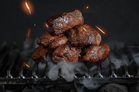 Шашлык из мраморной говядины