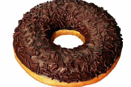 Донат с шоколадной начинкой