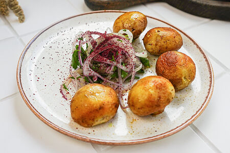 Грибы на мангале