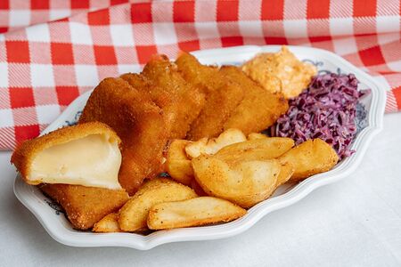 Качкаваль с картофелем по-деревенски