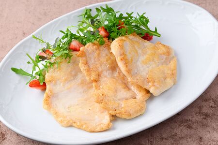 Тальята из курицы с муссом Сиртаки