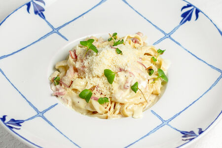 Тальятелле Карбонара с грудинкой