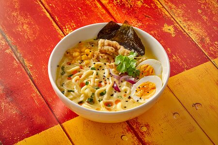 Рамен Сырный утка