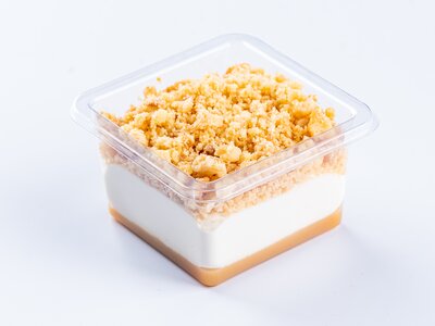 Не-чизкейк с солёной карамелью