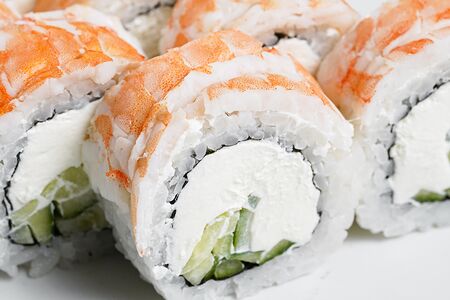 В креветке с огурцом