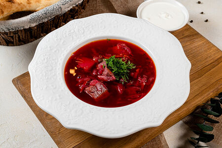 Борщ с телятиной