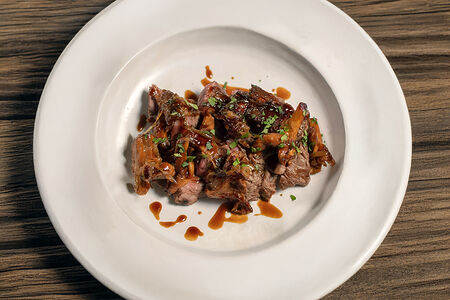 Тальята с лисичками