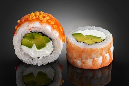 Шримп с авокадо