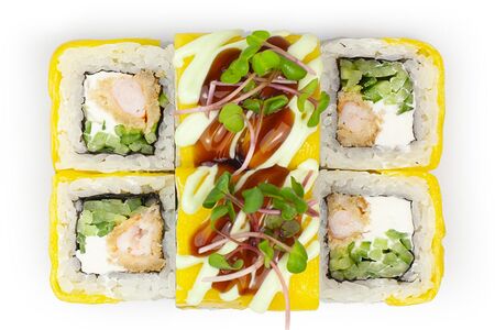 Манго с креветкой