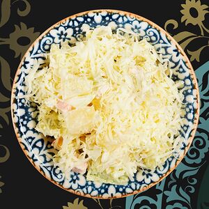 Салат с Ананасами и Копченой Грудкой