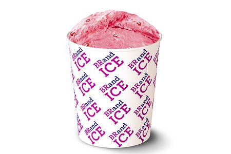 Клюквенно-малиновый сорбет