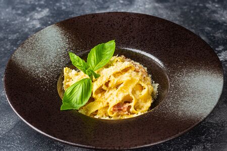 Паста Карбонара с беконом