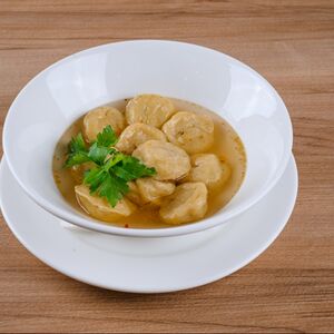 Пельмени ручной лепки свинина-говядина отварные