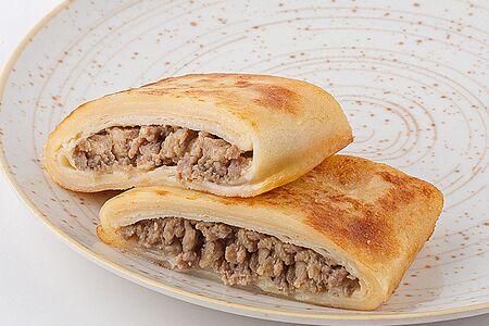 Блин с мясом и рисом