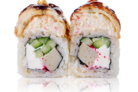 Ролл с угрём