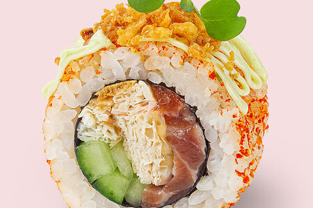 Цитрусовый ролл с лососем