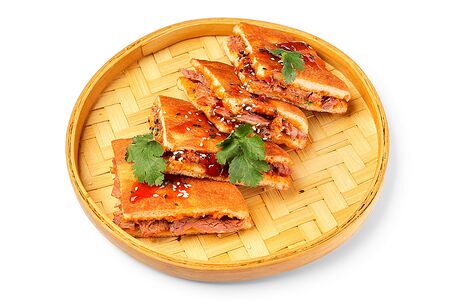 Азиатская лепёшка с говядиной