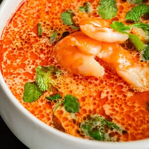 Суп Том ям с креветками