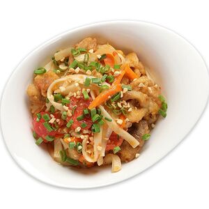 Вок с курочкой в соусе Чили-кокос 