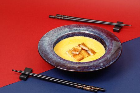 Крем-суп с лососем