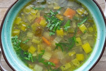 Суп фермерский с белой фасолью