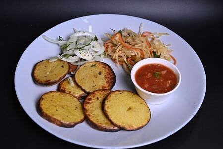 Шашлык из картофеля