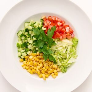 Салат с овощами