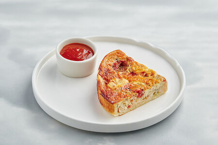 Киш с курицей и томатами порционный