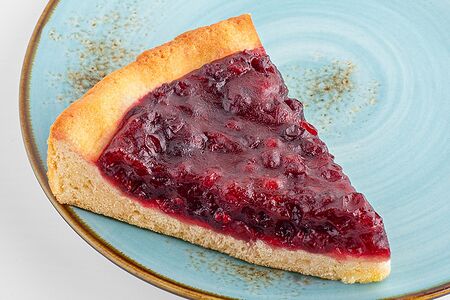 Пирог брусничный