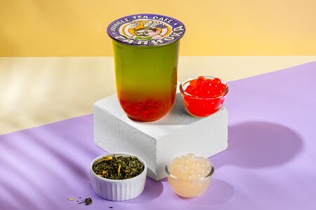 Бабл-ти Яблоко-клубника