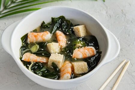 Мисо-суп с креветкой