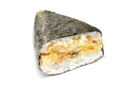Онигири с лососем и угрем