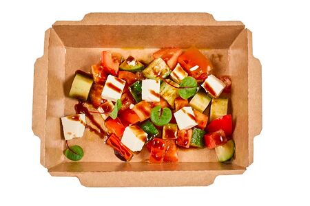 Салат с сыром фета