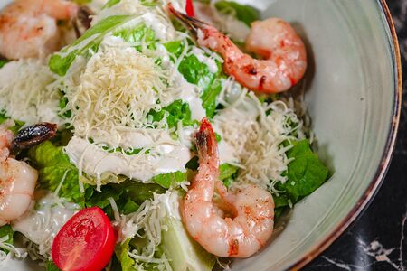 Цезарь с креветками