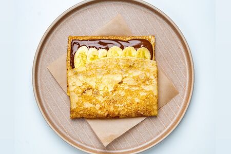 С бананом и шоколадом