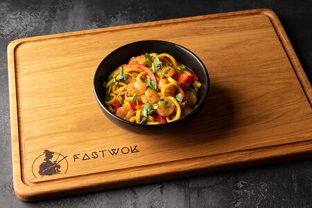 Вок с Креветкой в Кисло-сладком соусе