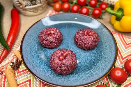 Пхали из запеченной свеклы