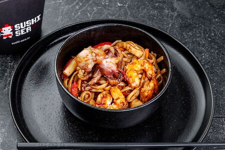 Удон с морепродуктами