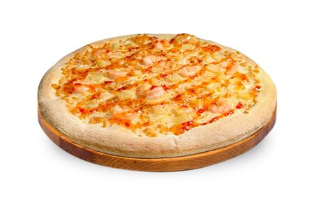 Креветки с ананасом