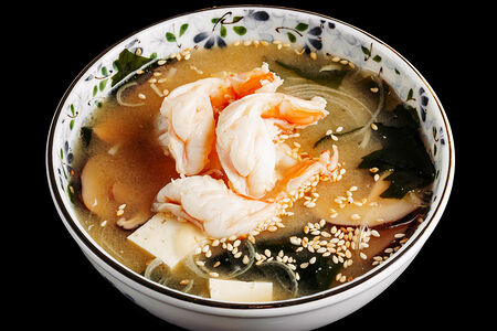Мисо-суп с креветкой