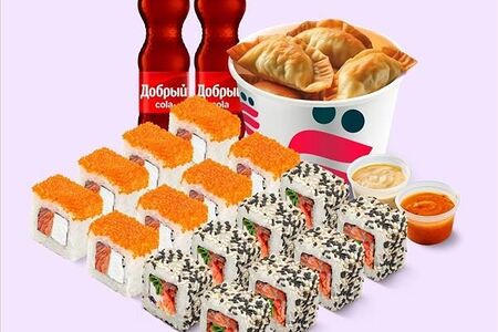 Ёнигири с лососем терияки 2 шт