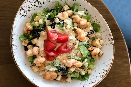 Цезарь с креветками