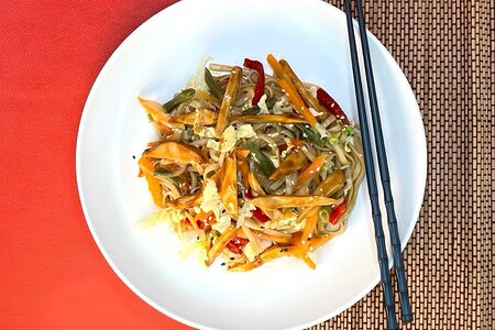 Удон с мясом птицы