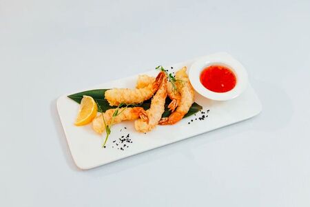 Креветки темпура