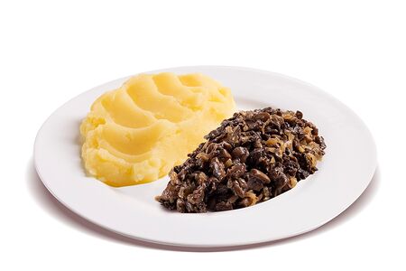 Картофельное пюре с грибами
