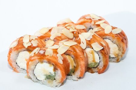 Филадельфия флэйм лосось с миндалем