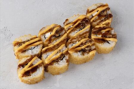 Темпура с лососем терияки