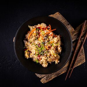 Рис с курицей