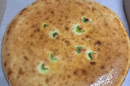 Пирог с картофелем и зеленью постный