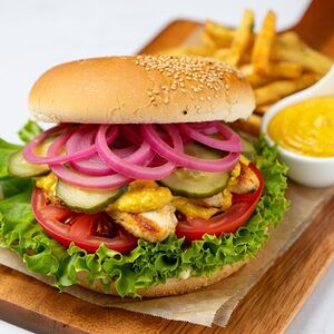 С курицей и карри